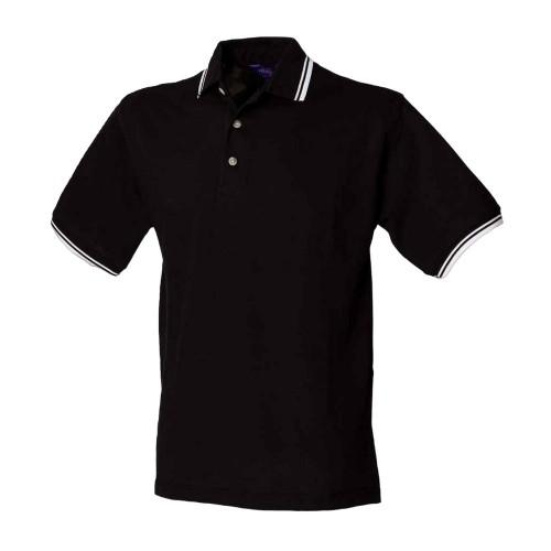 Henbury katoenen piqué poloshirt voor heren