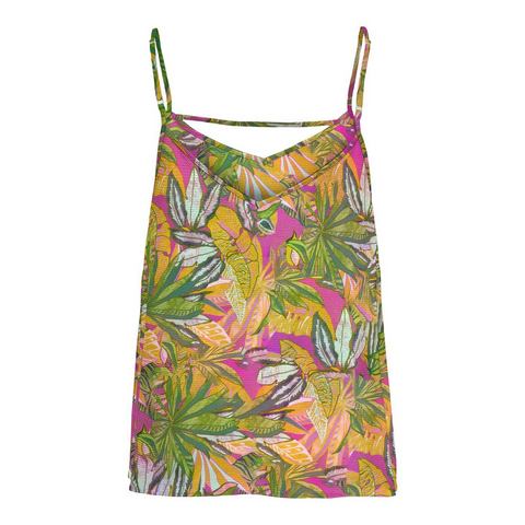 Only Top met spaghettibandjes ONLNOVA LIFE PARIS SINGLET AOP PTM