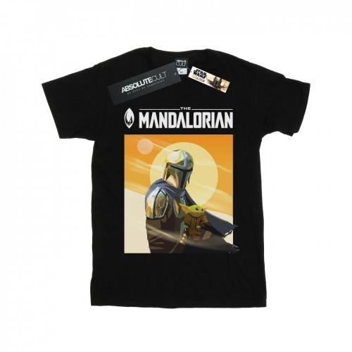 Star Wars Boys The Mandalorian The Child Two Moons T-Shirt