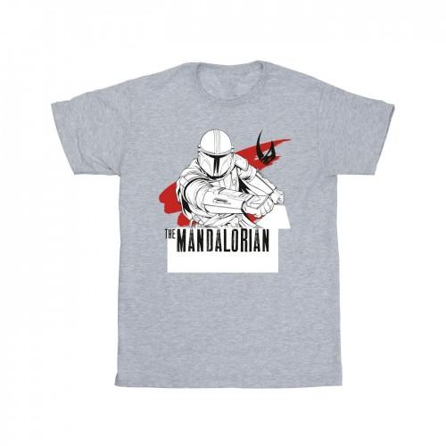 Star Wars Boys The Mandalorian Mando Shoots T-Shirt