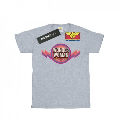 DC Comics Wonder Woman T-shirt met regenbooglogo voor jongens