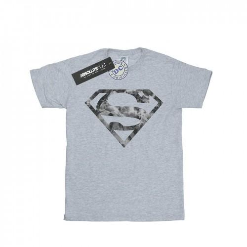 DC Comics meisjes Superman marmeren logo katoenen T-shirt