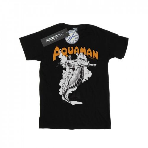 DC Comics meisjes Aquaman Mono Action Pose katoenen T-shirt