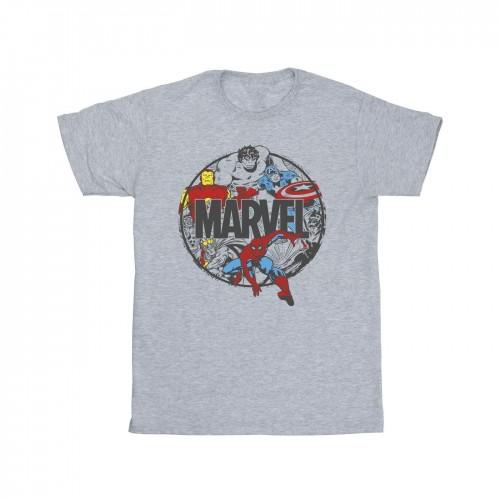 Marvel Girls Comics Character Circle katoenen T-shirt