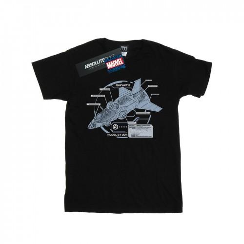 Marvel Girls The Avengers Quinjet Breakdown katoenen T-shirt