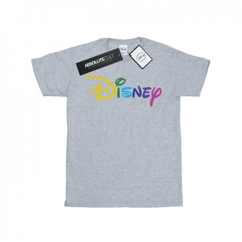 Disney Girls Colour Logo Cotton T-Shirt