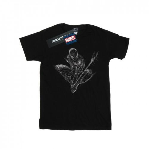 Marvel Spider-Man Web Crouch katoenen T-shirt voor meisjes