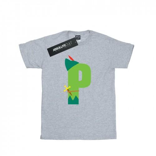 Disney meisjes alfabet P is voor Peter Pan katoenen T-shirt