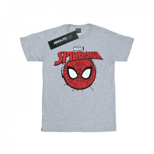 Marvel meisjes Spider-Man logo hoofd katoenen T-shirt