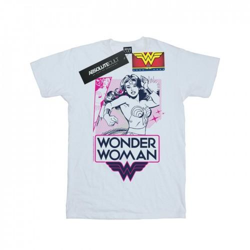 DC Comics Girls Wonder Woman roze actie katoenen T-shirt