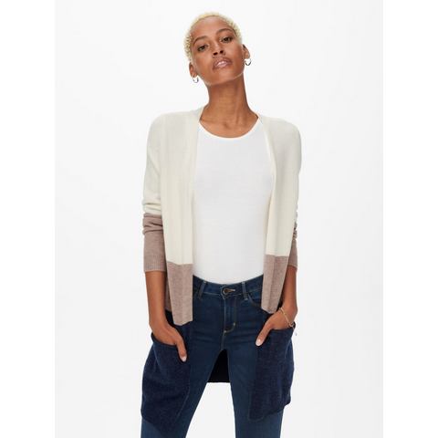 Only Lang vest ONLQUEEN L/S LONG CARDIGAN KNT NOOS