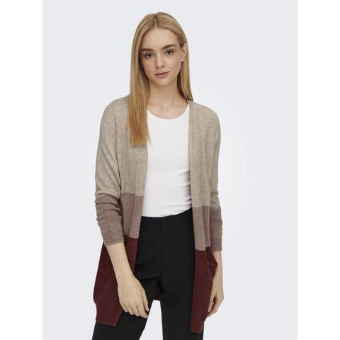 Only Lang vest ONLQUEEN L/S LONG CARDIGAN KNT NOOS