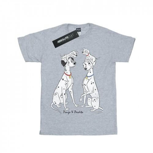 Disney jongens 101 Dalmatiërs klassiek Pongo en Perdita T-shirt