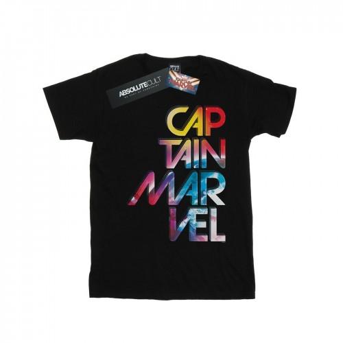 Marvel Boys Captain  Galactic Text T-shirt