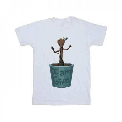 Marvel Boys Guardians Of The Galaxy Groot bloempot T-shirt