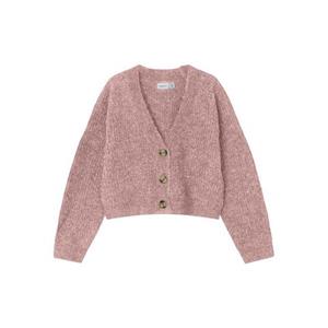 Name It Vest NKFHOLLY BOXY SHORT KNIT CARD NOOS