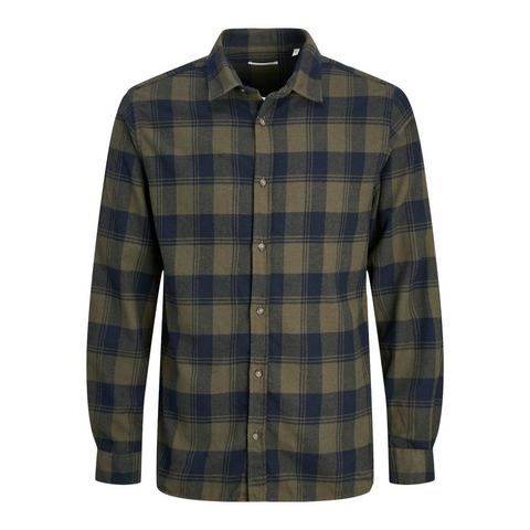 Jack & Jones PlusSize Overhemd met lange mouwen JJJOSHUA FALL BUFFALO SHIRT LS PLS