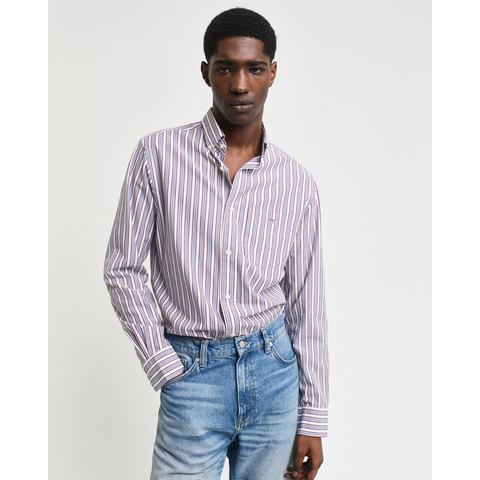 Gant Overhemd met lange mouwen REG POPLIN STRIPE SHIRT