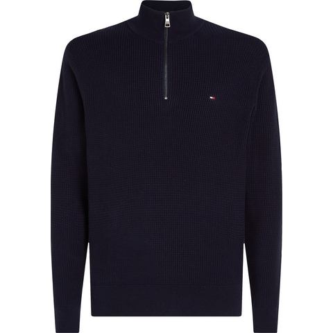 Tommy Hilfiger Schipperstrui STRUCTURE ZIP MOCK