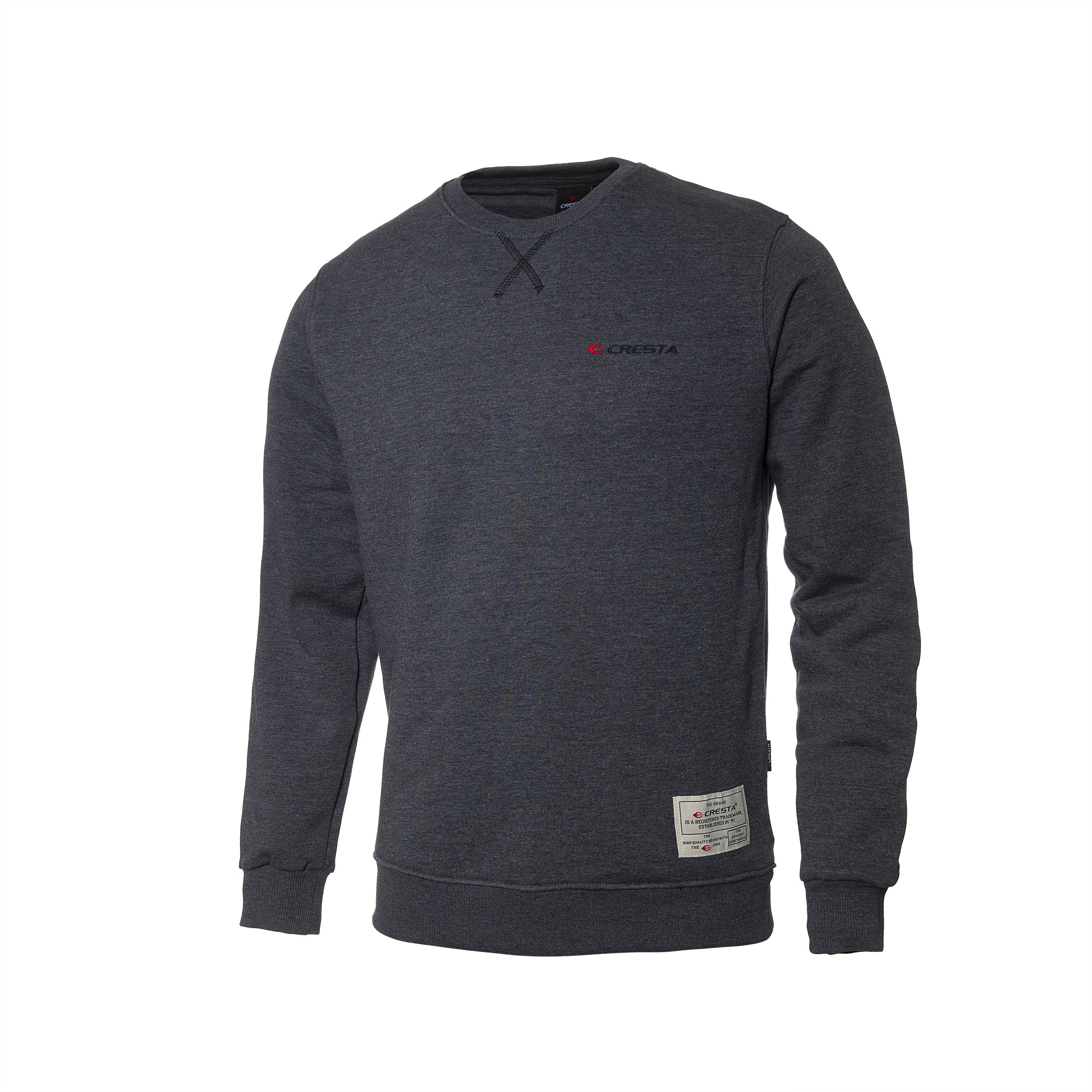 Cresta Basic sweatshirt met ronde hals