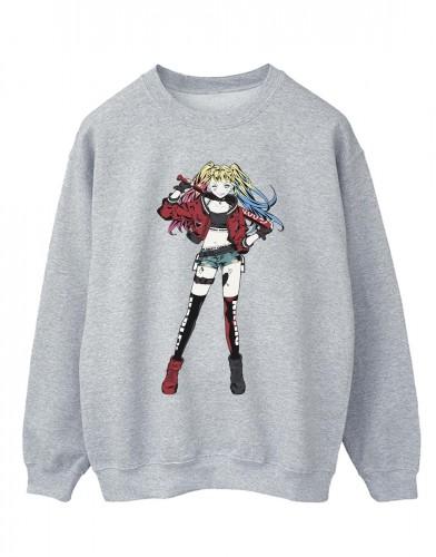 DC Comics heren Harley Quinn staande pose katoenen sweatshirt