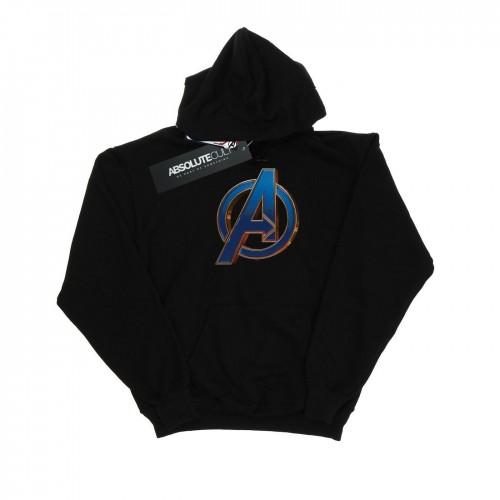 Marvel Heren Avengers Endgame Heroic Logo Hoodie