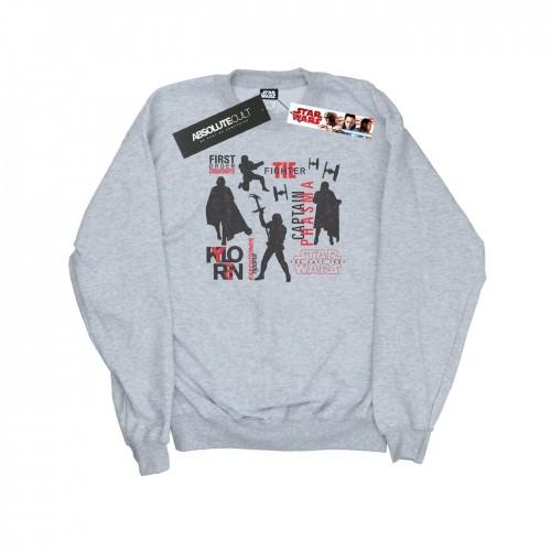 Star Wars Heren The Last Jedi First Order Silhouetten Sweatshirt