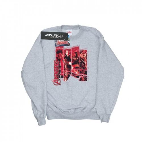 Marvel Avengers Team Collage-sweatshirt voor heren