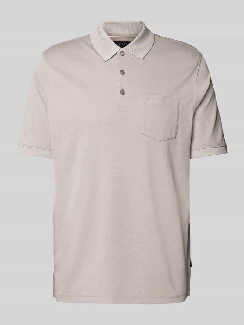 Bugatti Regular fit poloshirt met borstzak