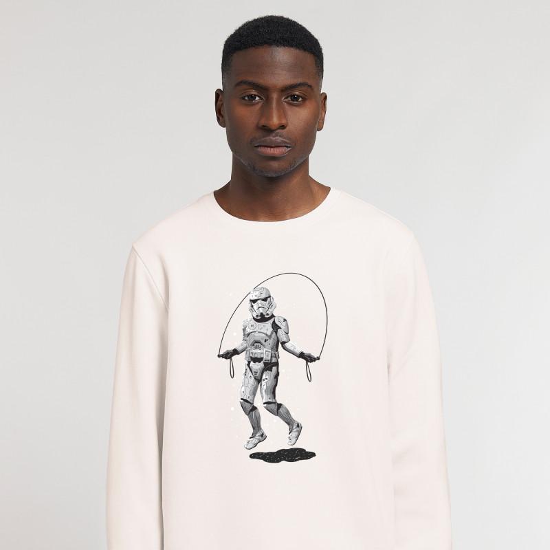 Le Roi du Tshirt Herensweater - STORMTROOPER SKIPPING