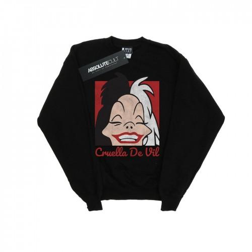 Disney Cruella De Vil sweatshirt met bijgesneden hoofd voor jongens