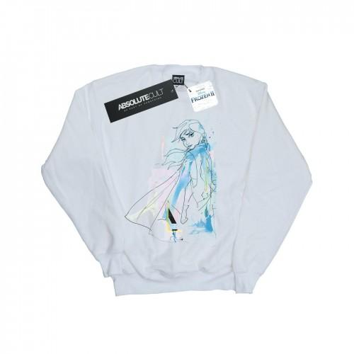 Disney Boys Frozen 2 Anna Watercolour Sketch Sweatshirt