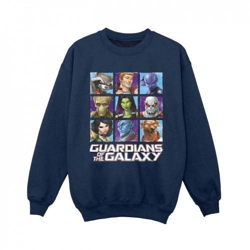 Guardians Of The Galaxy jongens karakter vierkanten sweatshirt