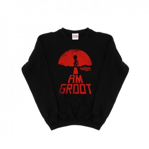 Marvel Boys Guardians of the Galaxy I Am Groot rood sweatshirt