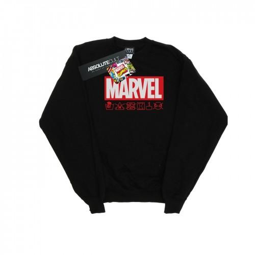 Marvel Boys-sweatshirt met logowasverzorging