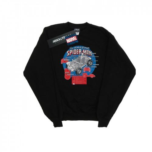 Marvel Boys Spider-Man Spider-Buggy Breakdown-sweatshirt