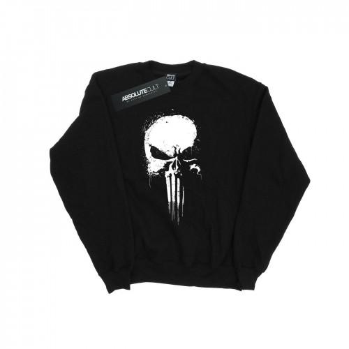 Marvel Boys The Punisher Spray Skull-sweatshirt