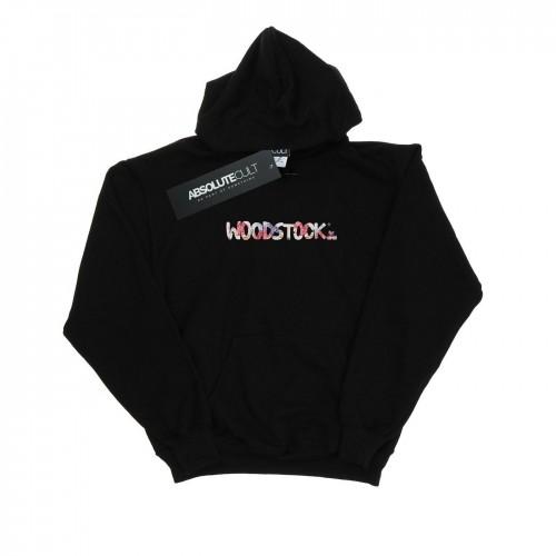 Woodstock jongens logo bloemenhoodie