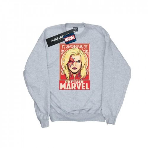 Marvel Boys Captain  Ornament-sweatshirt