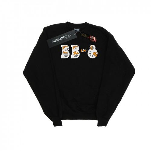 Star Wars Boys The Rise Of Skywalker BB-8 Text Logo Sweatshirt