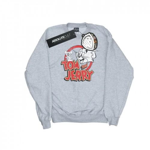 Tom And Jerry Tom en Jerry Boys Distressed logo-sweatshirt