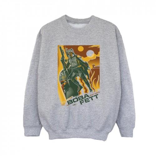 Star Wars jongens Boba Fett collage-sweatshirt