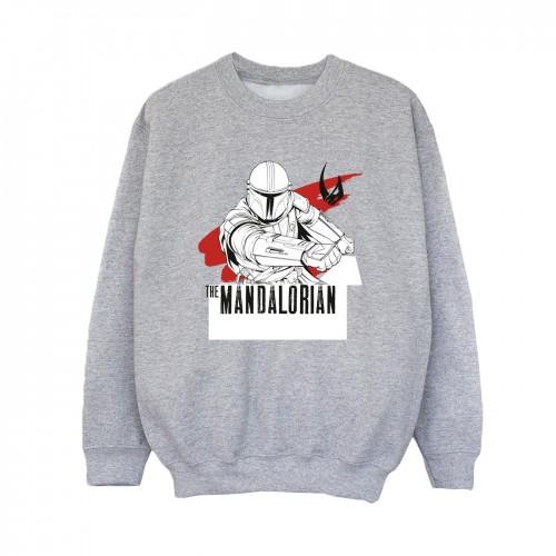 Star Wars jongens de Mandalorian Mando Shoots Sweatshirt