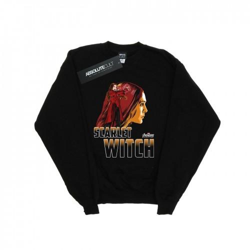 Marvel Boys Avengers Infinity War Scarlet Witch karaktersweatshirt