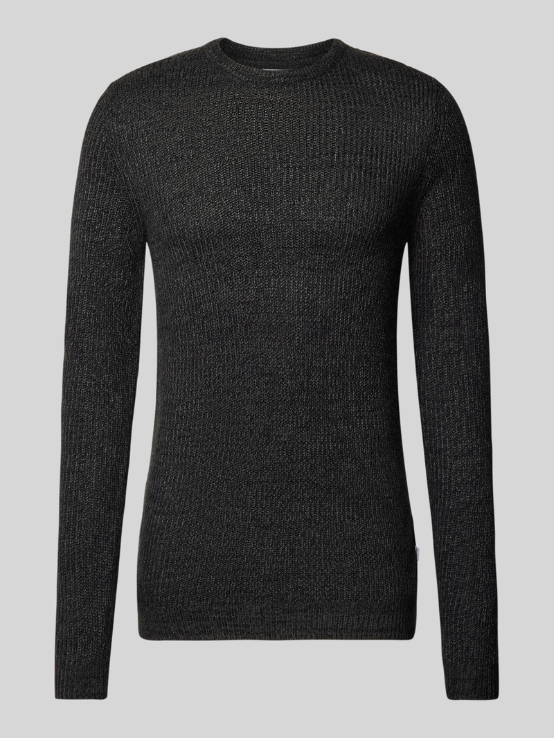 Jack & jones Gebreide pullover met ronde hals, model 'LEWIS'