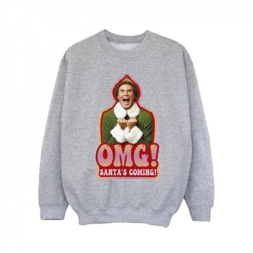 Elf Girls Santa's Coming Sweatshirt