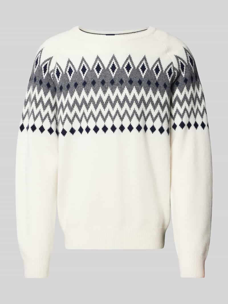 Christian Berg Men Gebreide pullover met ronde hals