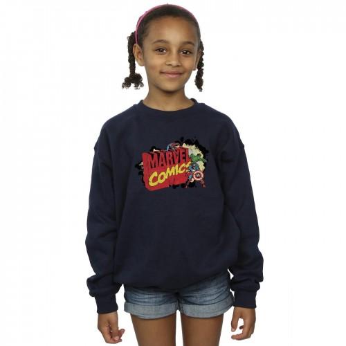 Marvel Girls Comics Big M-sweatshirt