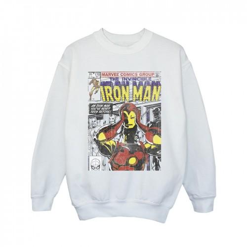 Marvel Iron Man hoofddeksel uit sweatshirt voor meisjes