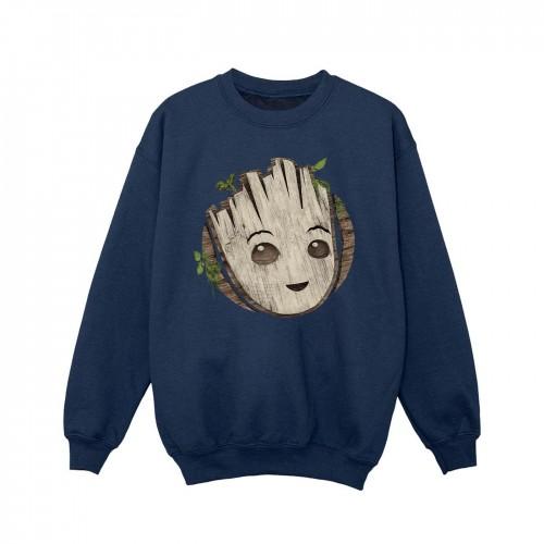 Marvel Girls I Am Groot houten hoofdsweatshirt